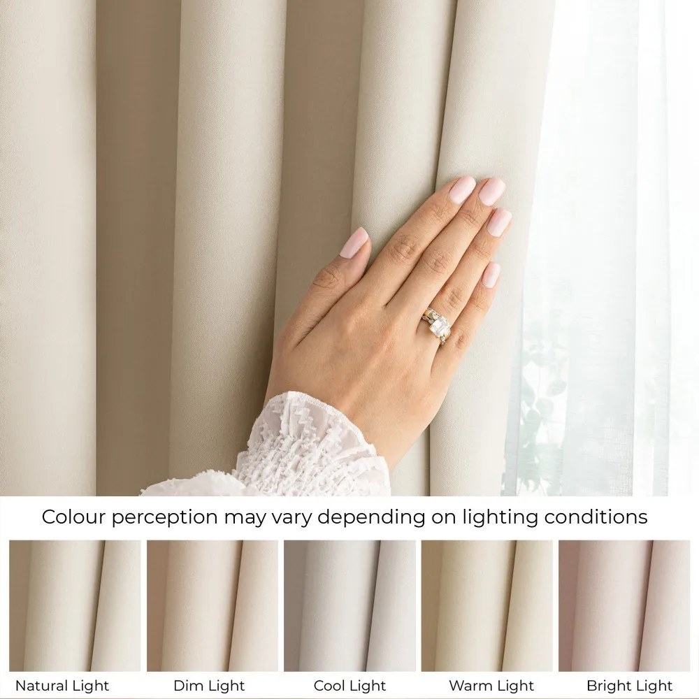 Krémový dimout záves 140x250 cm Carli Tie – Restilo