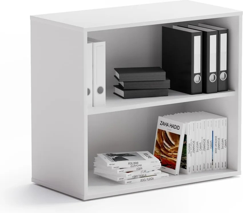 Kancelársky regál BLOCK, 800 x 400 x 710 mm, biela