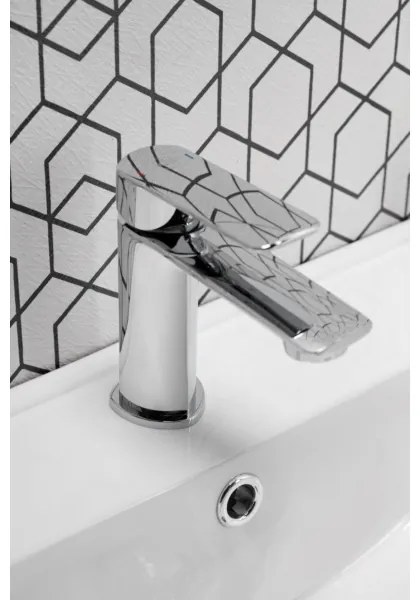 KFA Armatura 4422-815-00 - Umývadlová batéria + výpust AGAT 15,2 cm lesklý chróm