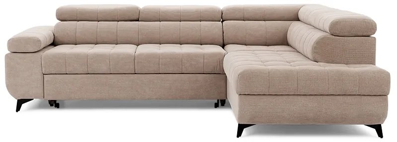 Rohová sedacia súprava rozkladany Dragonis Pravý - béžový Crown 2 Beige