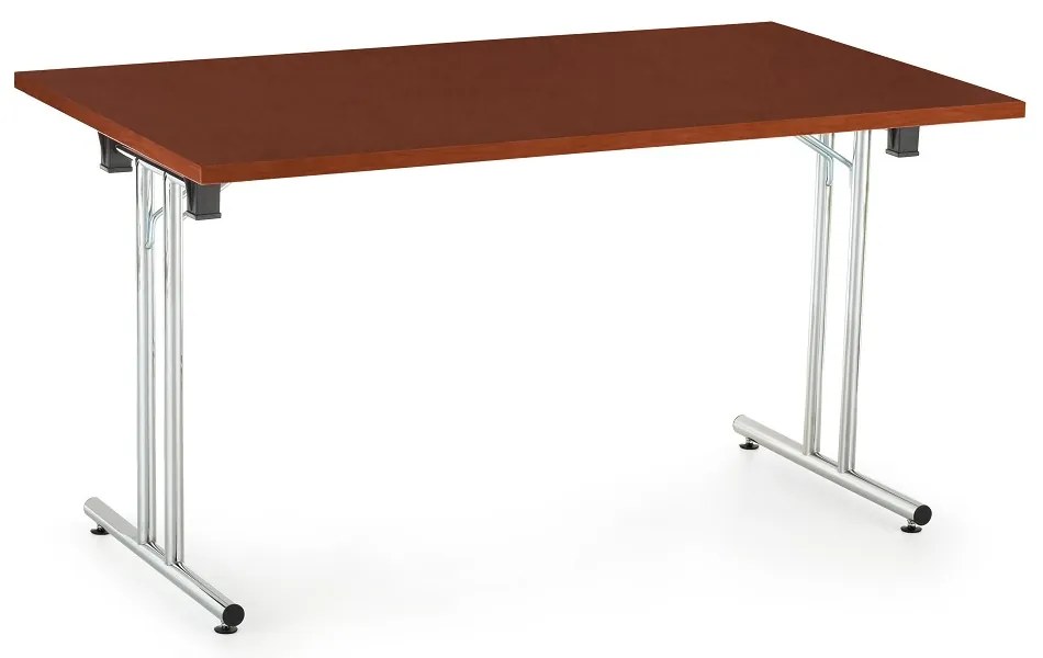 Skladací stôl Impress 140 x 80 cm, tmavý orech