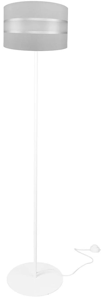 Stojacia lampa Elegance, 1x textilné tienidlo (výber z 5 farieb), (výber z 3 farieb konštrukcie), (fi 35cm)