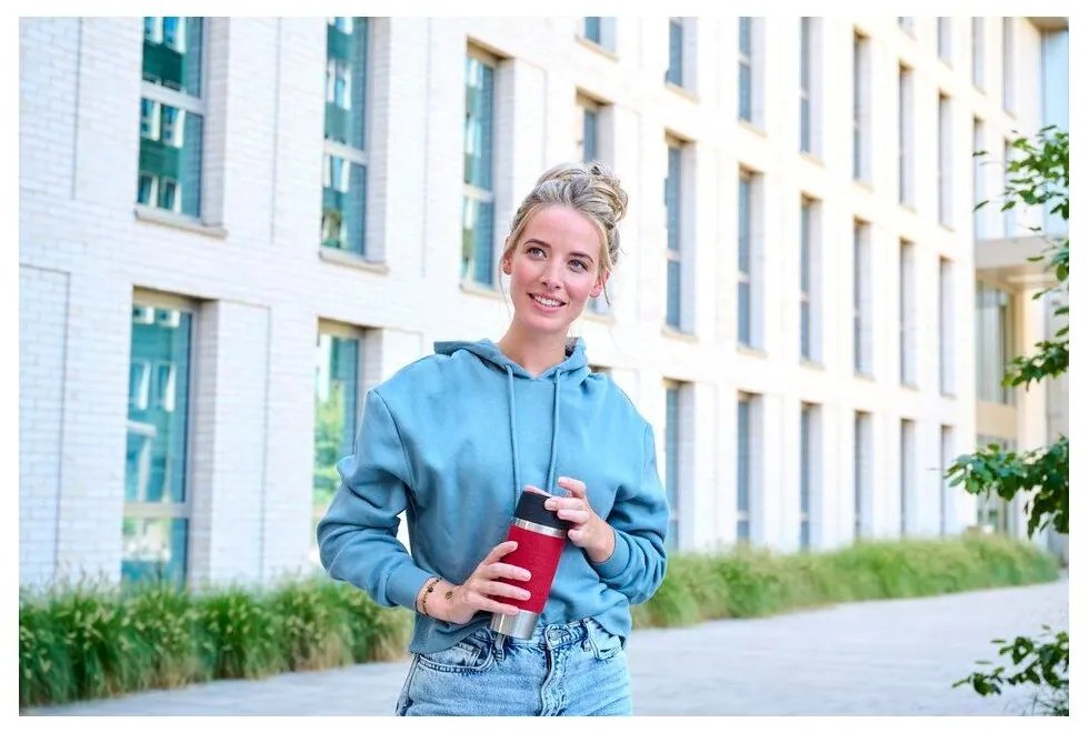 Červený cestovný hrnček 360 ml – Tefal