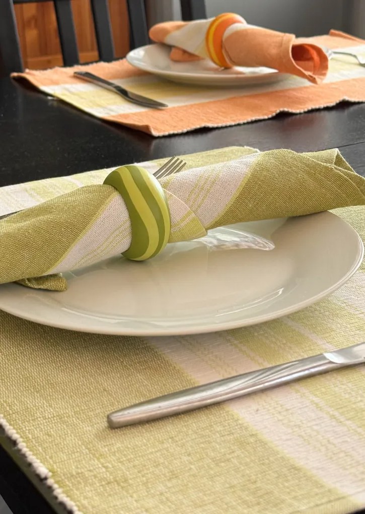Praktický set prestierania 32x47 cm s obrúskom 40x40 cm FOOD Farba: Zelená