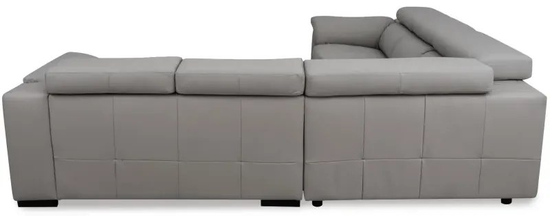 Kožená rohová sedacia súprava LOREN II XL, hnedá (madras - 111 bark)
