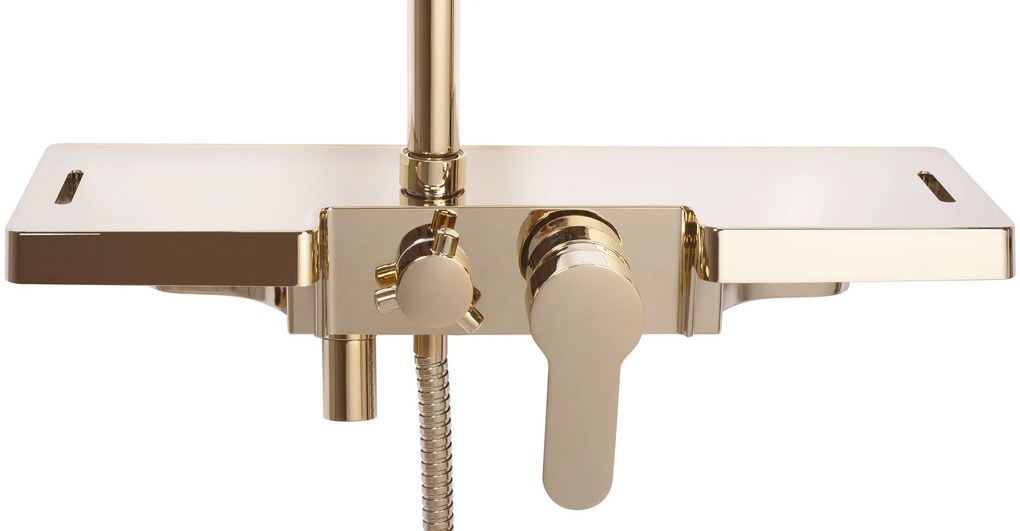 Rea Bravo, sprchový set h-1050, zlatá lesklá, REA-P4120