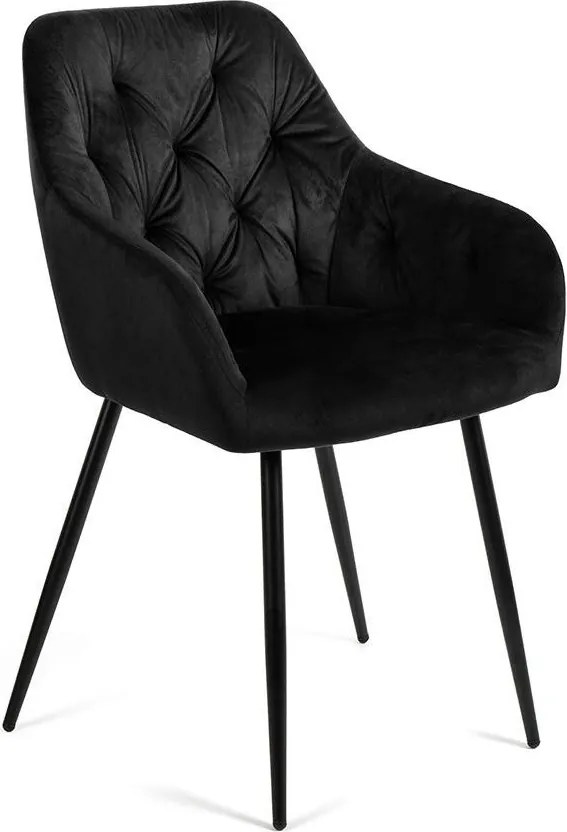 Set - 2 ks Jedálenská stolička AVENBERG LOREN, čierna