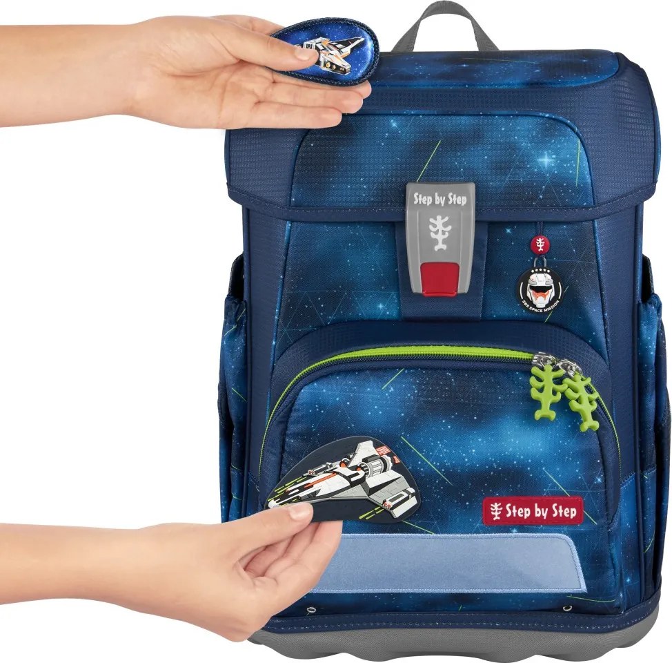 Školská aktovka Step by Step CLOUD, Starship Galactus - 5-dielna súprava