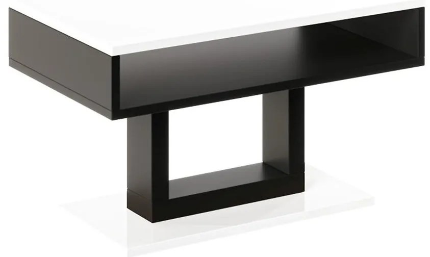 Konferenčný stolík Tilo 100 biela lesklá