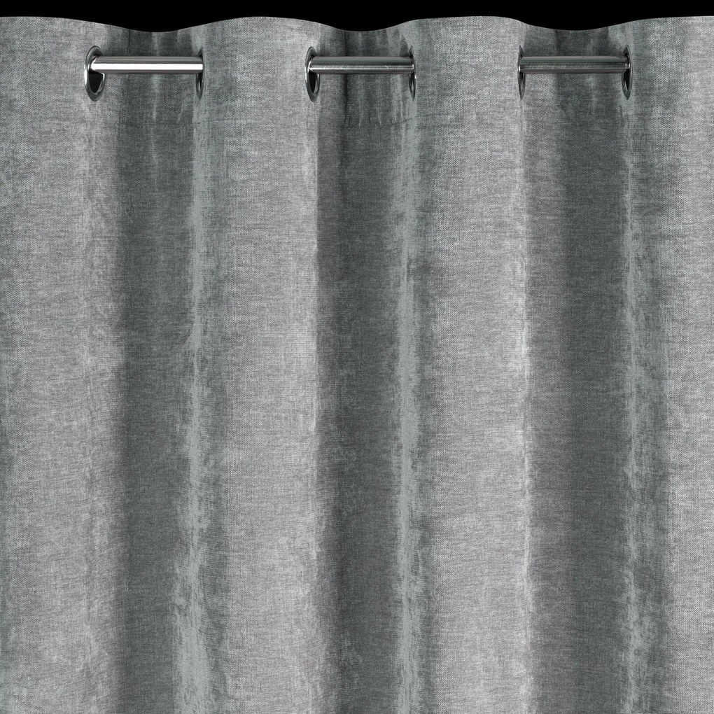 ZÁVES NA KRÚŽKOCH NILO 140X250 CM SIVÁ