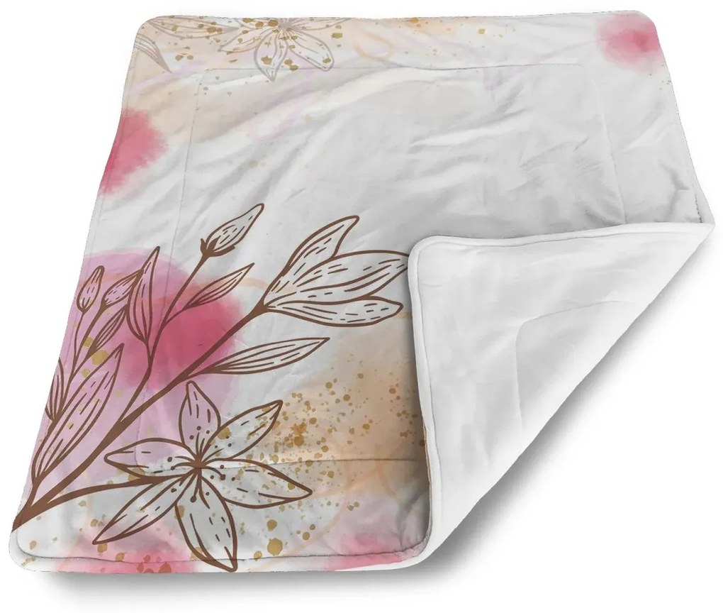 Sablio Deka pre bábätko Jarný akvarel - 80x100 cm