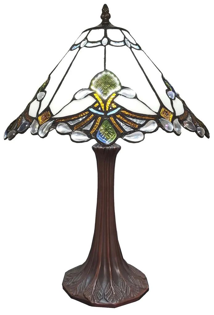 Stolná Tiffany lampa Janni II - Ø 31*43 cmE27/max 1*40W