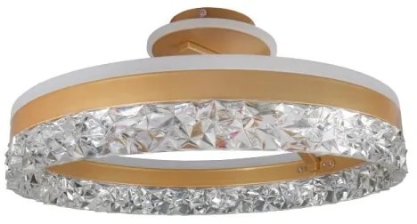 Brilagi - LED Stmievateľný prisadený luster LED/86W/230V 3000-6500K zlatá + DO