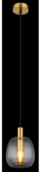 Globo 15789HM - Luster na lanku GARRI 1xE14/40W/230V pr. 16 cm mosadz