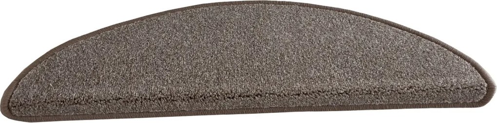 Nášľapy na schody Messina hnedá polkruh, samolepiaca - 28x65 polkruh (rozmer vrátane ohybu) Vopi