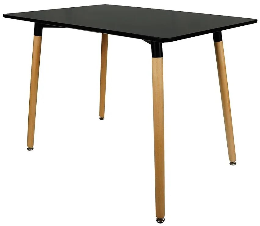 Stôl Bergen 100 čierna