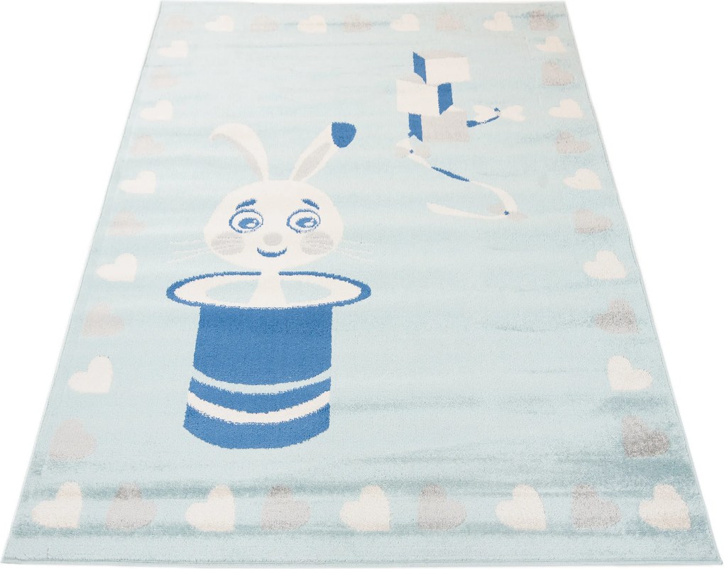 TA Koberec E662A TURQUOIS HAPPY FBA Rozmer: 160x220 cm