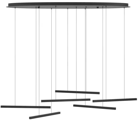 Eglo 39915 - LED Stmievateľný luster na lanku LINDOZA 6xLED/8,4W/230V 3000K
