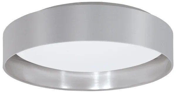 Eglo 31623 - LED stropné svietidlo MASERLO LED/16W/230V pr. 40,5 cm sivá/strieborná