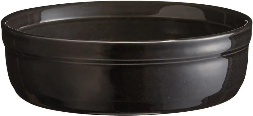 Čierna zapekacia miska na crème brûlée Emile Henry, ⌀ 12 cm