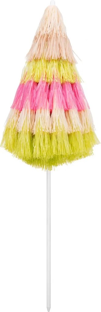 Plážový slunečník Hawaii 160 cm vícebarevný