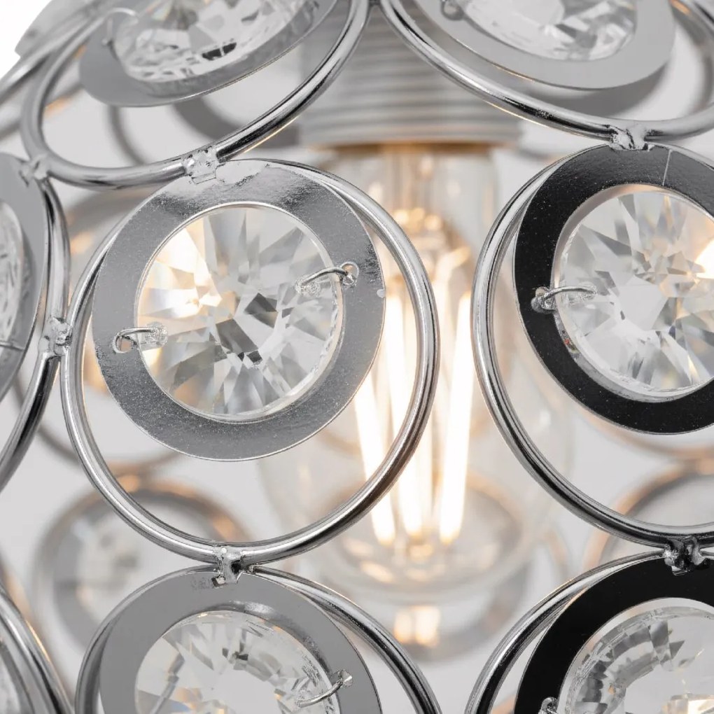 Toolight - Elegantná stropná lampa 1xE27 APP207, chrómová, OSW-00402