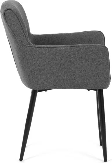 Jedálenská stolička sivá DCH-J2159 GREY2