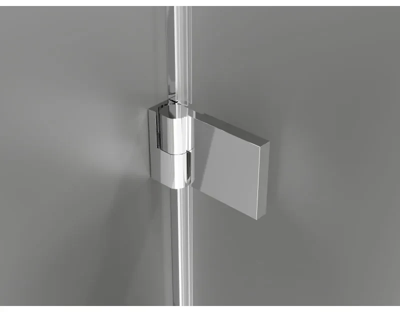 Mexen Lunar-B Duo, výklopný sprchový kút 85 x 80 cm, 8mm číre sklo, chrómový profil, 832-085L-080P-01-00