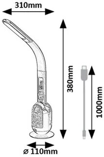 Rabalux FIGEN LED stolná lampa 74230