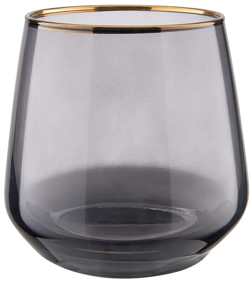 TOUCH OF GOLD TOUCH OF SILVER Pohár so strieborným okrajom 345 ml