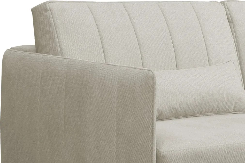 Rozkladacia pohovka Vannes, šedo-béžová látka