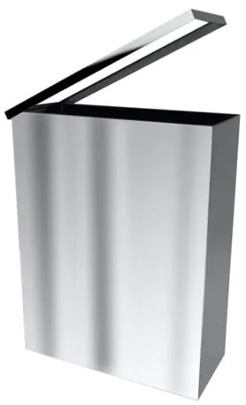 Bemeta Hotelové vybavení odpadkový kôš nástenný 25 l nehrdzavejúca oceľ mat 125115045 KOSZAV25NRZM