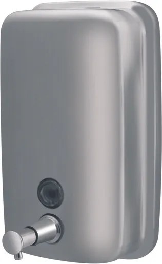 BISK Erga, nástenný dávkovač mydla, 1000ml, brúsená oceľ, ERG-01417