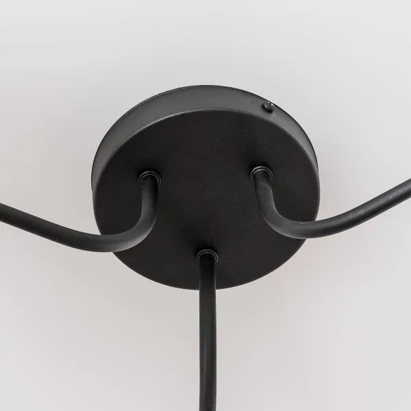 Prisadený luster ALBA 3xE27/15W/230V sivý