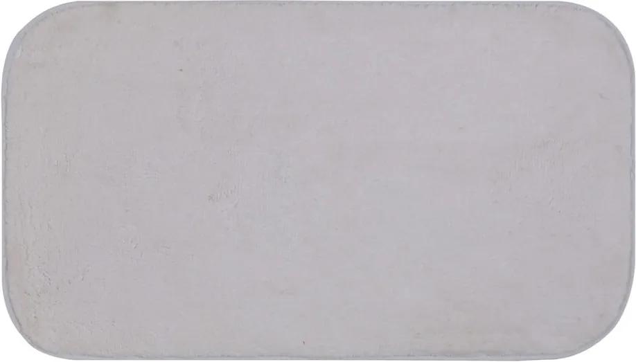 Biela kúpeľňová predložka z bavlny Confetti Calypso, 57 × 100 cm