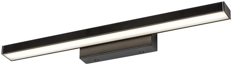 Rabalux LED kúpeľňové svietidlo nad zrkadlo John 1x12W | 930lm | 3000K | IP44 - čierna