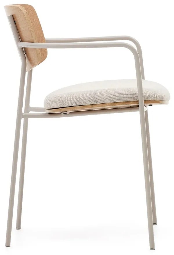 Béžové jedálenské stoličky v súprave 4 ks Maureen – Kave Home