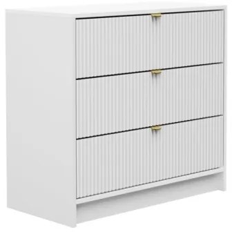 Komoda TIRENO 75x80 cm biela