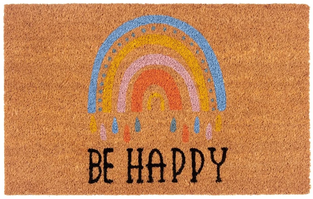 Hanse Home, Rohožka Dúha 106199 - na von aj na doma, 40x70, hnedá, chodba / predsieň