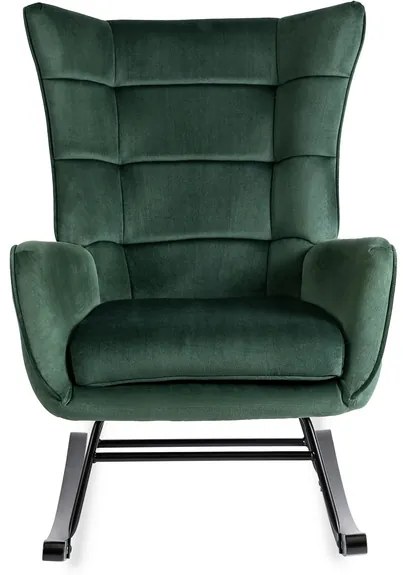 Kreslo ANTONIO hojdacie, zelené