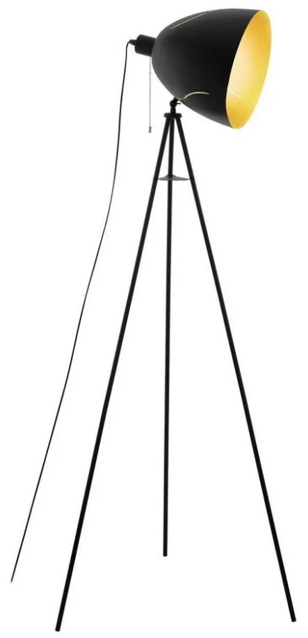 Eglo 43008 - Stojacia lampa HUNNINGHAM 1xE27/60W/230V
