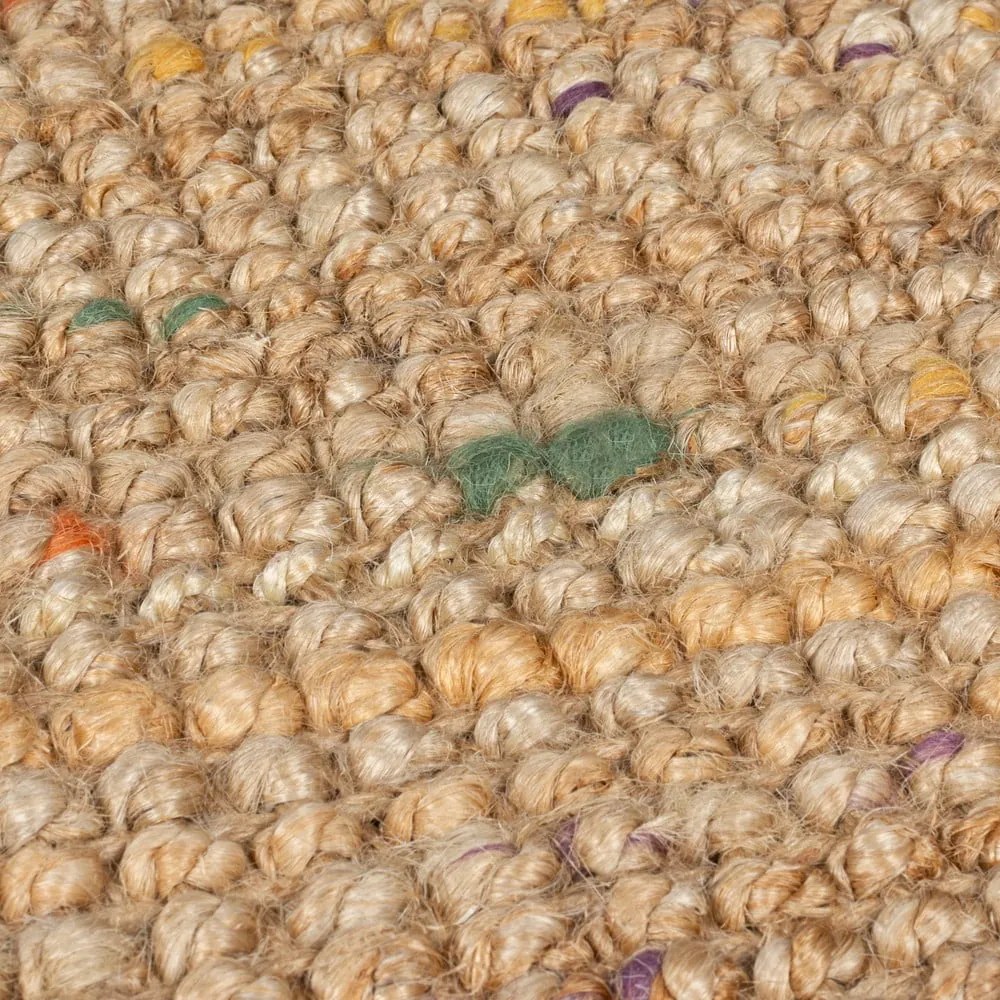 Ručne tkaný jutový koberec v prírodnej farbe 160x230 cm Jute Boucle Multi - Flair Rugs