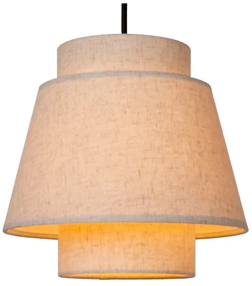 Lucide 21435/13/38 - Luster na lanku TRIBUTE 3xE27/40W/230V krémová