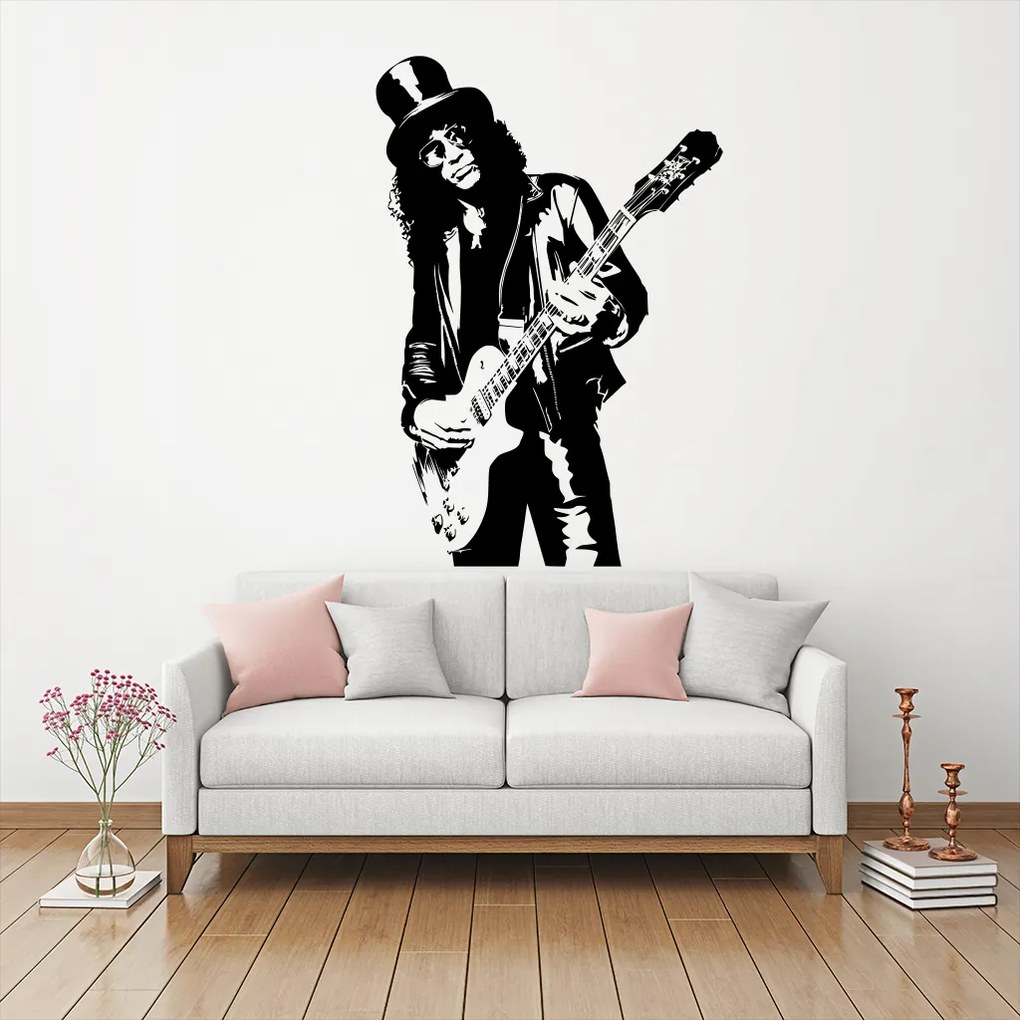 Veselá Stena Samolepka Slash Farba: bílá, Veľkosť: 40 x 58 cm