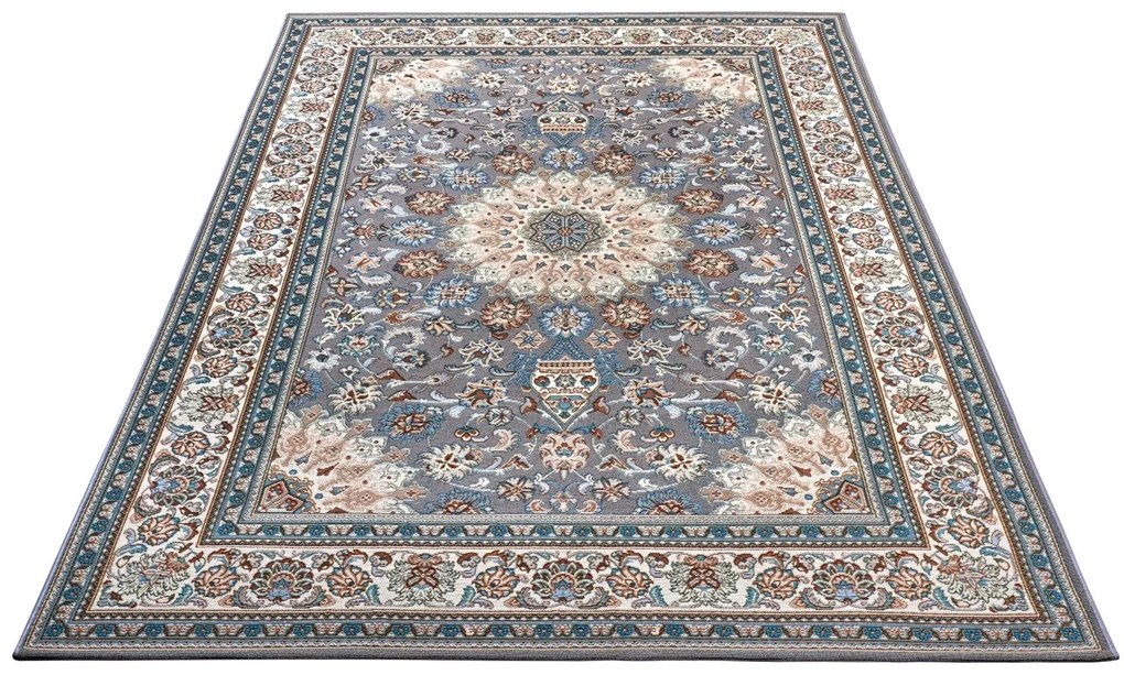 Kusový koberec Flair 105715 Grey Cream – na von aj na doma, 120x180, šedá, chodba / predsieň, Hanse Home