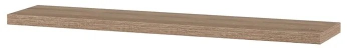 BONTEC Polička, mdf, čierna, P-002 BK Farba: Šedá