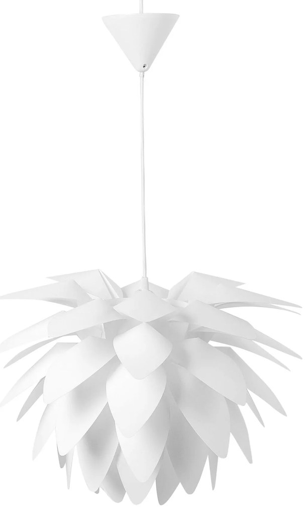 Biela stropná lampa MUSONE Beliani