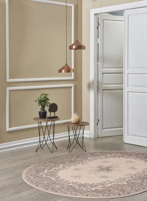 Koberec Agnella Isfahan Dafne Alabaster ovál