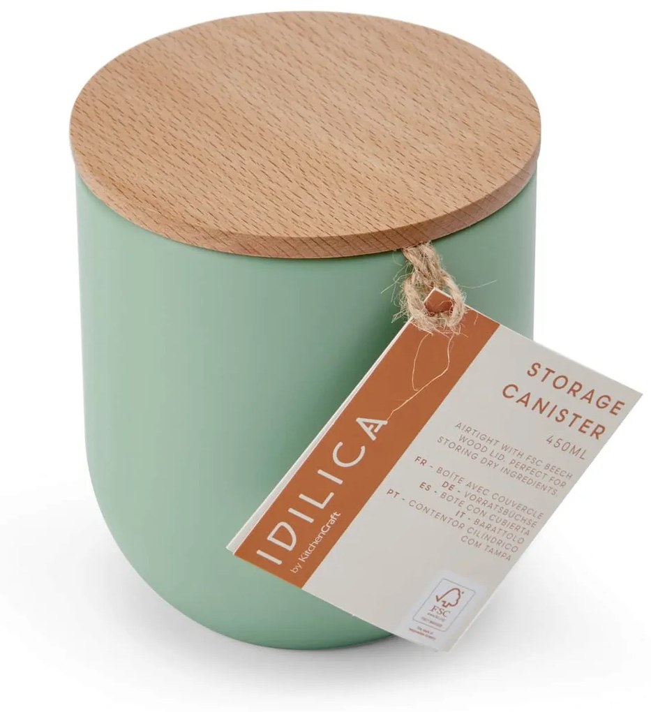 Kitchen Craft Úložná dóza Green Idilica 450 ml