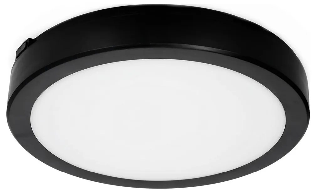 LED Kúpeľňové stropné svietidlo NAIROS LED/18W/230V 3000/4000/6500K IP65 čierna